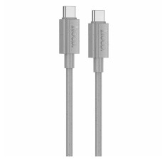 Кабель HOCO X107 Favor charging data cable Type-C to Type-C 60W 3A 1m Grey