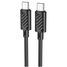 Кабель HOCO X88 Gratified charging data cable Type-C to Type-C 60W 3A 2m Black