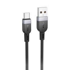 Кабель HOCO X109 Energy silicone charging data cable USB to Type-C 3A 3m Black
