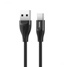 Кабель REMAX RC-075a Jell Series Fire-Cold Resistant Silicone USB to Type-C 2.1A 1m Black