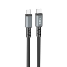 Кабель HOCO X85 Strength charging data cable Type-C to Type-C 60W 3A 1m Black