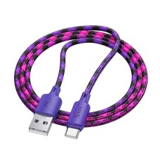 Кабель HOCO X116 Meridian charging data cable USB to Type-C 3A 1m Purple
