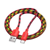 Кабель HOCO X116 Meridian charging data cable USB to Type-C 3A 1m Red