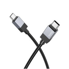 Кабель HOCO X110 Honorific charging data cable Type-C to Type-C 60W 3A 1m Black