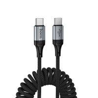 Кабель HOCO X121 Nuevo charging data cable Type-C to Type-C 60W 3A 1.5m Black