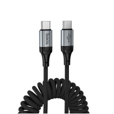 Кабель HOCO X121 Nuevo charging data cable Type-C to Type-C 60W 3A 1.5m Black