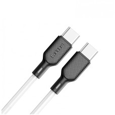 Кабель Earldom EC-153 Type-C to Type-C 60W 3A 1m White