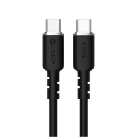 Кабель Veron CC07 Silicone Cable Type-C to Type-C 100W 5A 2m Black