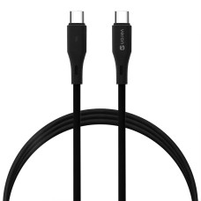 Кабель Veron CC- X82 Silicone Cable Type-C to Type-C 60W 3A 1m Black