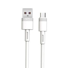 Кабель XO NB-Q166 fast charging cable USB to Type-C 5A 1m White