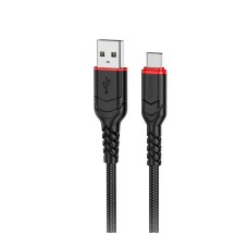 Кабель Hoco X59 Victory charging data cable USB to Type-C 3A 1m Black