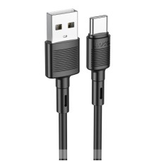 Кабель HOCO X83 Victory charging data cable USB to Type-C 3A 1m Black
