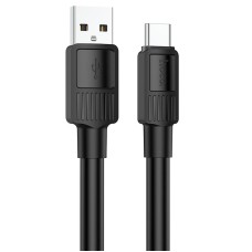Кабель HOCO X84 Solid charging data cable USB to Type-C 3A 1m Black