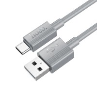 Кабель HOCO X107 Favor charging data cable USB to Type-C 3A 1m Grey