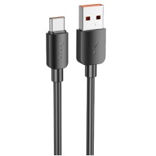 Кабель HOCO X96 Hyper charging data cable USB to Type-C 27W 3A 1m Black