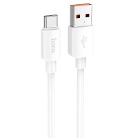 Кабель HOCO X96 Hyper charging data cable USB to Type-C 27W 3A 1m White