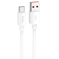Кабель HOCO X96 Hyper charging data cable USB to Type-C 27W 3A 1m White
