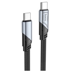 Кабель HOCO U119 Machine charging data cable Type-C to Type-C 60W 3A 1.2m Black