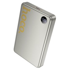 Повербанк портативний акумулятор Power bank Hoco Q34 magnetic MagSafe магнітний 20W 10000 mAh Titanium gold