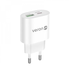 Мережевий зарядний пристрій Veron C209 Home charger 20W White