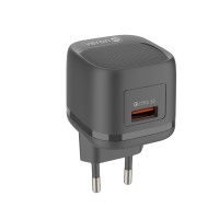 Мережевий зарядний пристрій Veron VR-C18Q Fast Charger Lightning cable 18W Black