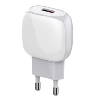 Мережевий зарядний пристрій LDNIO A1306Q Type-C cable 18W White