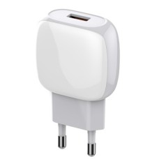 Мережевий зарядний пристрій LDNIO A1306Q Type-C cable 18W White