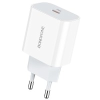 Мережевий зарядний пристрій BOROFONE BA38A Plus Speedy 20W White