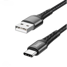 Кабель HOCO DU19 charging data cable USB to Type-C 3A 1m Black