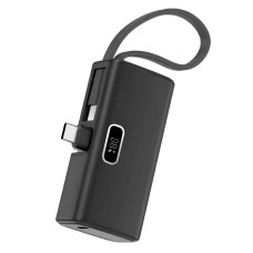 Повербанк портативний акумулятор Power bank WiWU Wi-P044 ESPRESSO Mini Type-C 20W 5000 mAh Black