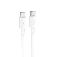 Кабель HOCO X96 Hyper fast charging data cable Type-C to Type-C 60W 3A 1m White
