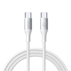 Кабель JoyRoom S-A28 Flash Fast Cable Type-C to Type-C 60W 3A 2m White