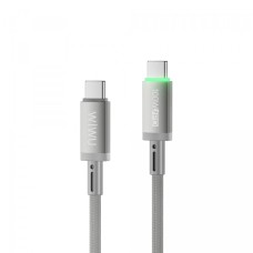 Кабель Wiwu Wi-C084 Maglink Magnetic Series Cable Type-C to Type-C 100W 5A 1m Grey