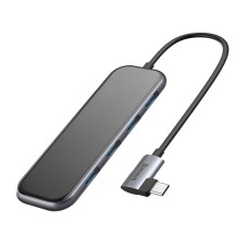 USB-Хаб Baseus Multi-functional 5в1 Type-C to 4xUSB3.0+PD Deep Grey CAHUB-EZ0G