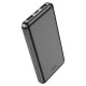 Повербанк портативний акумулятор Power bank Hoco J100 High-ranking power bank 10000 mAh Black