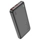 Повербанк портативний акумулятор Power Bank Hoco J101 Astute 22.5W 10000 mAh Black