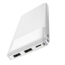 Повербанк портативний акумулятор Power Bank Hoco J72 Easy travel 10000 mAh White