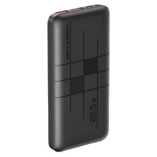 Повербанк портативний акумулятор Power bank XO PR187 Fast charge 22.5W 10000 mAh Black