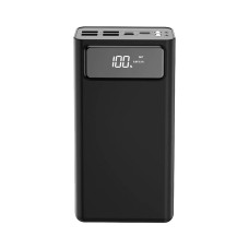 Повербанк портативний акумулятор Power bank XO PR125 digital display 50000 mAh Black