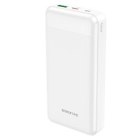 Повербанк портативний акумулятор Power Bank Borofone BJ19A з екраном PD 20W 20000 mAh White