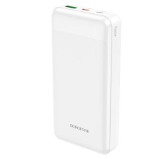 Повербанк портативний акумулятор Power Bank Borofone BJ19A з екраном PD 20W 20000 mAh White