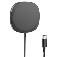 Бездротовий зарядний пристрій HOCO CW35 core magnetic Black