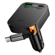 Автомобільний зарядний пристрій Hoco NZ18 Guardian car charger 65W Black