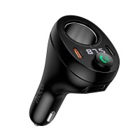 FM - трансмітер Hoco E88 Star cigarette lighter car Black