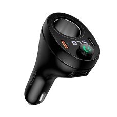 FM - трансмітер Hoco E88 Star cigarette lighter car Black