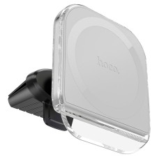 Автомобільний тримач Hoco H42 Crystal ring magnetic car holder air outlet Grey