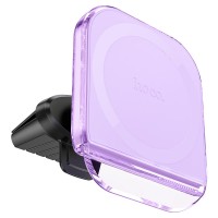 Автомобільний тримач Hoco H42 Crystal ring magnetic car holder air outlet Purple