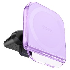 Автомобільний тримач Hoco H42 Crystal ring magnetic car holder air outlet Purple