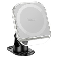 Автомобільний тримач Hoco H43 Crystal ring magnetic car holder center console Grey
