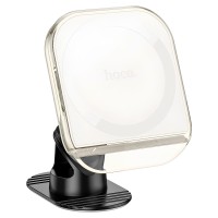 Автомобільний тримач Hoco H43 Crystal ring magnetic car holder center console White